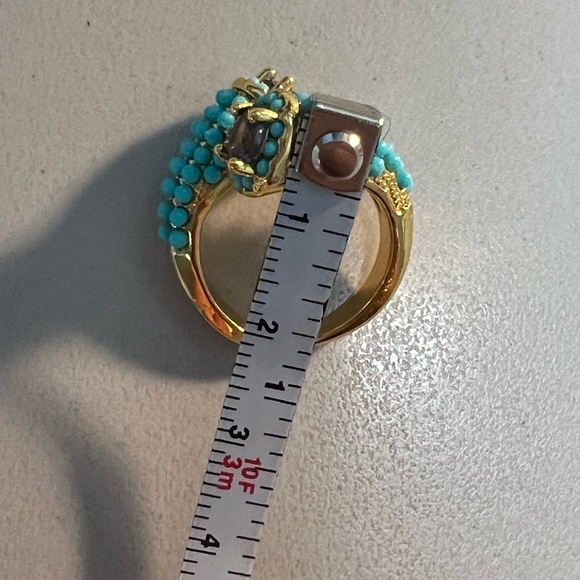 Turquoise Ring with Amethyst - Picture 9 of 9